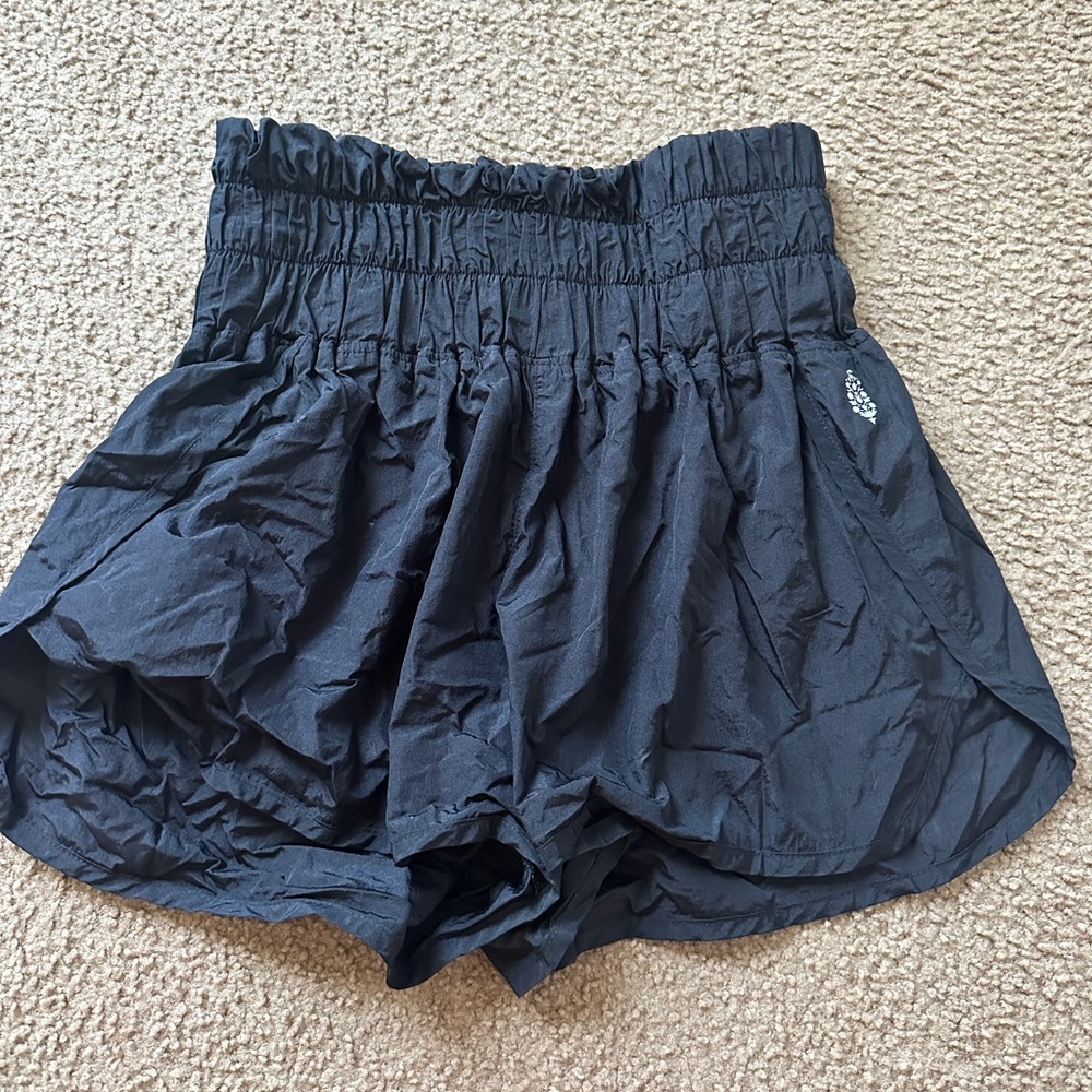 Free People- The Way Home Shorts- black